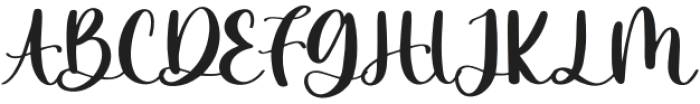 Moryscript otf (400) Font UPPERCASE