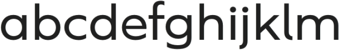 Mosafin Medium otf (500) Font LOWERCASE