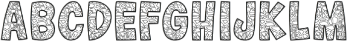 Mosaic Tamawuku 18CC Regular otf (400) Font UPPERCASE