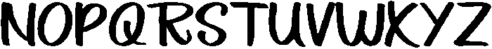 Mosarela Regular otf (400) Font LOWERCASE