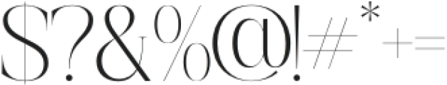 Mosbian otf (400) Font OTHER CHARS