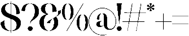 Mosbic otf (400) Font OTHER CHARS