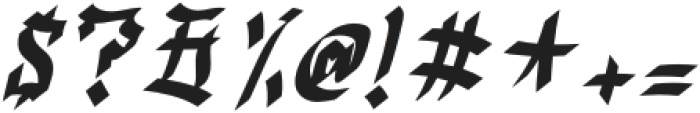 Mosherc-Italic otf (400) Font OTHER CHARS