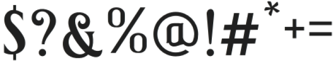 Mosherif Reg Stamp Regular otf (400) Font OTHER CHARS