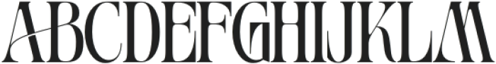 Moshra Aesthetic Regular otf (400) Font UPPERCASE