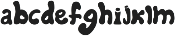 Moskiso Regular otf (400) Font LOWERCASE