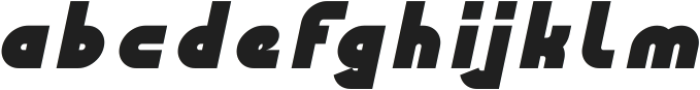 Most Famous Bold Italic otf (700) Font LOWERCASE
