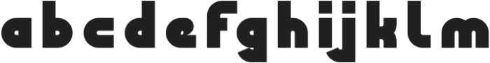 Most Famous Bold otf (700) Font LOWERCASE