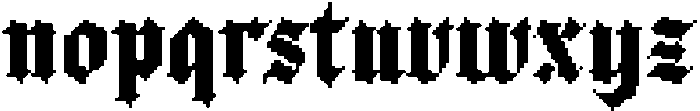 Most Wave Regular otf (400) Font LOWERCASE