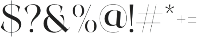 MostLight-Regular otf (300) Font OTHER CHARS