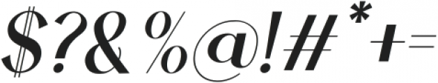 Mostery Italic otf (400) Font OTHER CHARS