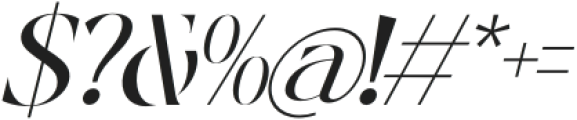 Mosting Italic otf (400) Font OTHER CHARS