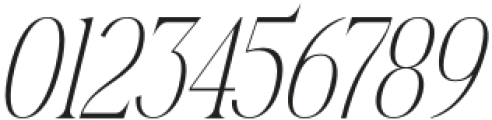 Mostlight Italic otf (300) Font OTHER CHARS