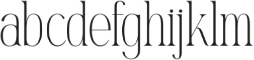 Mostlight otf (300) Font LOWERCASE