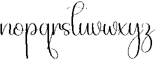 Motanly Regular otf (400) Font LOWERCASE