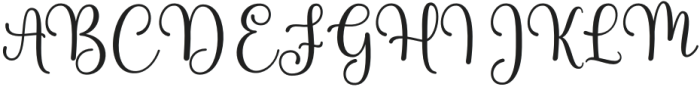 Mother Father Script Regular otf (400) Font UPPERCASE