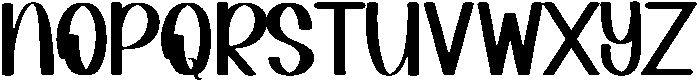 Mother Regular otf (400) Font LOWERCASE