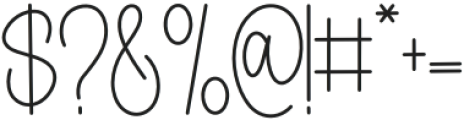 Mother Signature Regular otf (400) Font OTHER CHARS