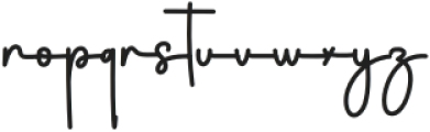 Mother Signature Regular otf (400) Font LOWERCASE