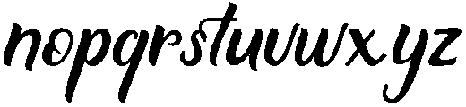 Mother love otf (400) Font LOWERCASE