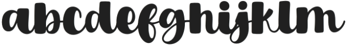 MotherGlow otf (400) Font LOWERCASE