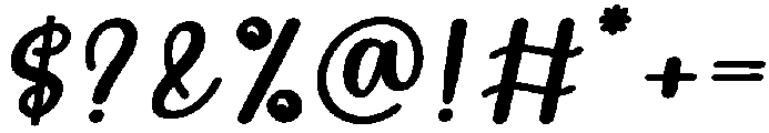 Motherday Regular otf (400) Font OTHER CHARS