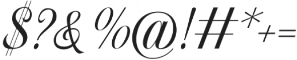 Motheresto-Italic otf (400) Font OTHER CHARS