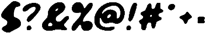 Motion Handflow Blur Regular otf (400) Font OTHER CHARS