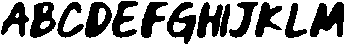 Motion Handflow Blur Regular otf (400) Font UPPERCASE