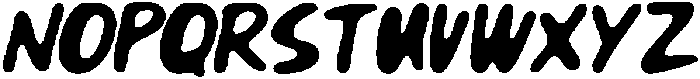 Motion Handflow Blur Regular otf (400) Font UPPERCASE