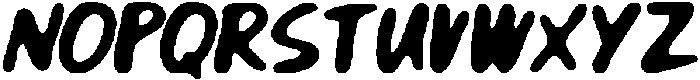 Motion Handflow Blur Regular otf (400) Font LOWERCASE