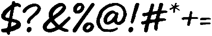 Motion Handflow Regular otf (400) Font OTHER CHARS