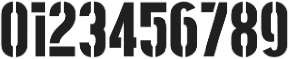 Moto Sans Stencil otf (400) Font OTHER CHARS
