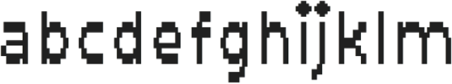 Motoko Variable Regular ttf (400) Font LOWERCASE