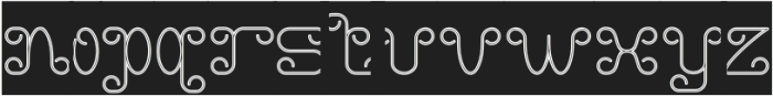 Motorcycle-Hollow-Inverse otf (400) Font LOWERCASE