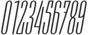 Moubaru ExtraLight Italic otf (200) Font OTHER CHARS