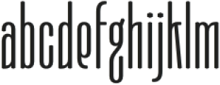 Moubaru Light otf (300) Font LOWERCASE