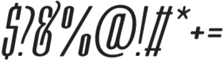 Moubaru Regular Italic otf (400) Font OTHER CHARS