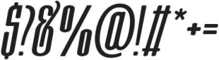 Moubaru SemiBold Italic Expanded otf (600) Font OTHER CHARS