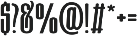 Moubaru UltraBold Expanded otf (700) Font OTHER CHARS