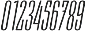 Moubaru UltraLight Italic otf (300) Font OTHER CHARS