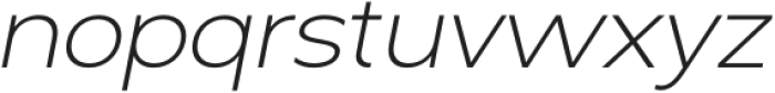 Moula Extra Light Italic otf (200) Font LOWERCASE