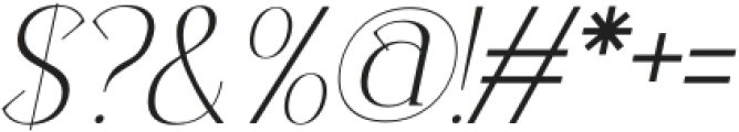 Mouncella Italic otf (400) Font OTHER CHARS