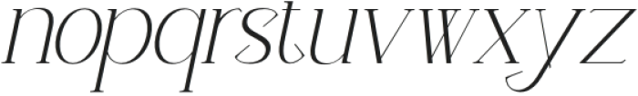 Mouncella Italic otf (400) Font LOWERCASE