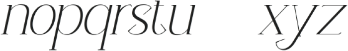 Mouncella Italic ttf (400) Font LOWERCASE