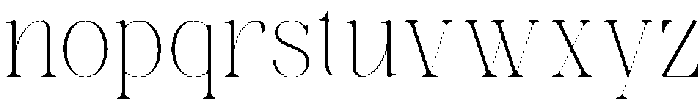 Mounchera otf (400) Font LOWERCASE
