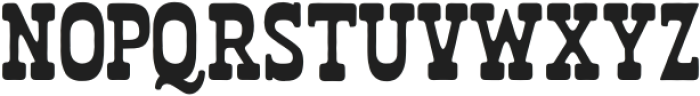 Mount West Rough Narrow otf (400) Font UPPERCASE