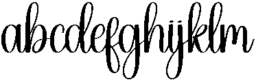 Mountain Regular otf (400) Font LOWERCASE