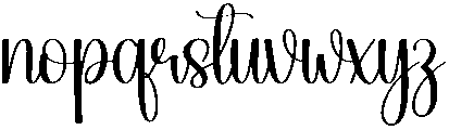 Mountain Regular otf (400) Font LOWERCASE