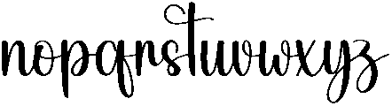 Mountain Regular otf (400) Font LOWERCASE